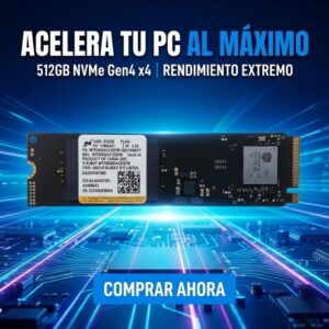 unidad de estado sólido M.2 2280 de 512GB NVMe Quito Tumbaco