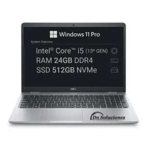 Laptop Dell 3530 Core i5 13va SSD 512GB RAM 24 GB Windows 11 Pro