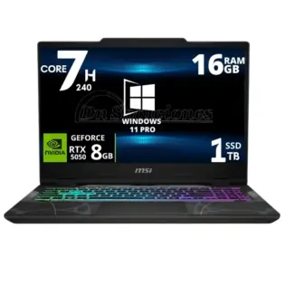 Laptop MSI Cyborg 15 Core 7 RTX 5050 8GB Windows 11 Dn Soluciones