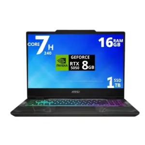 Laptop Gamer MSI Core 7 240h RTX 5050 Quito Tumbaco Credito Directo