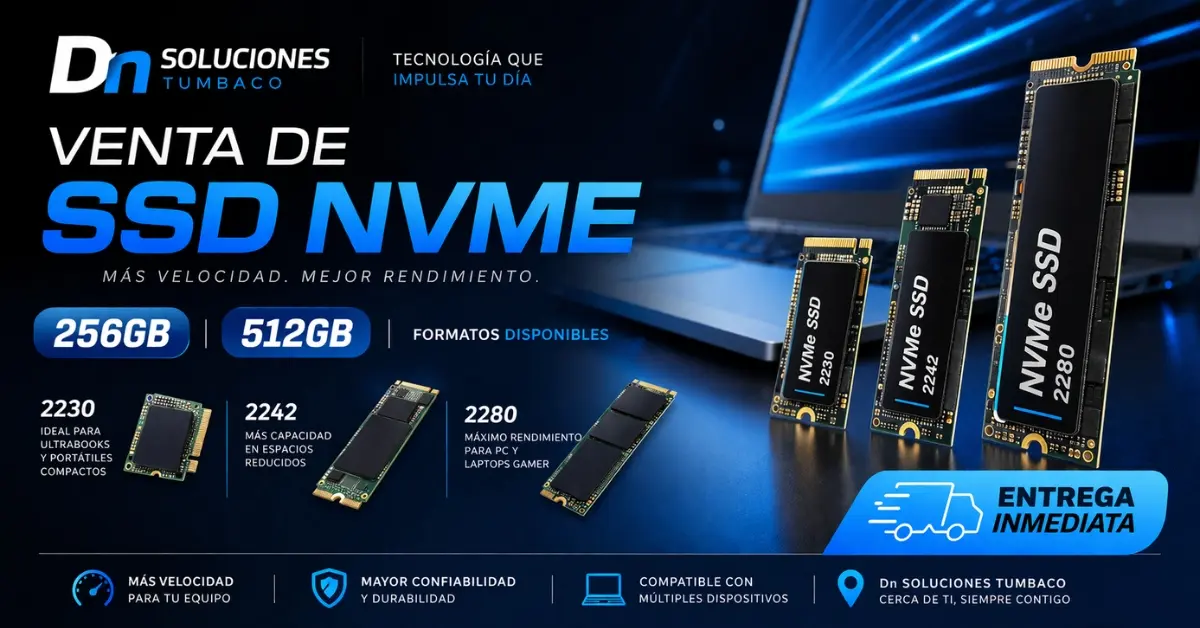 SSD NVMe M.2 2280 Dn Soluciones Tumbaco