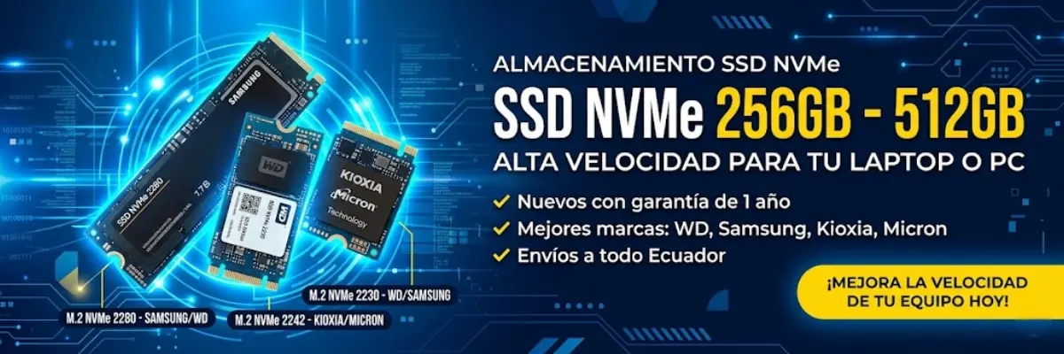 Discos SSD de alta velocidad en Tumbaco Dn Soluciones