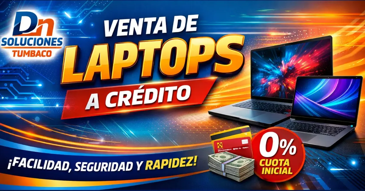 Laptops a crédito en Quito y Tumbaco