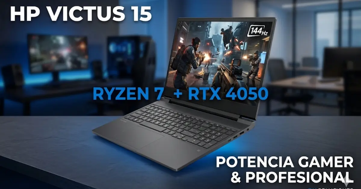 Laptop HP Victus Ryzen 7 7445HS RTX 4050 6GB 16GB RAM 1TB SSD Ecuador Quito Tumbaco