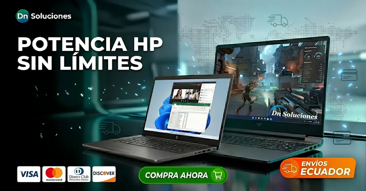 Venta de Laptops HP Ecuador Quito Tumbaco Dn Soluciones