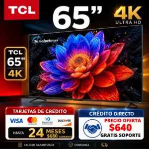 Televisor TLC 65 pulgadas Tumbaco
