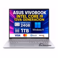 Laptop Asus VivoBook i9 13va Gen 24GB RAM con Windows